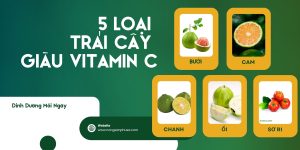 5 loại trái cây giàu vitamin C