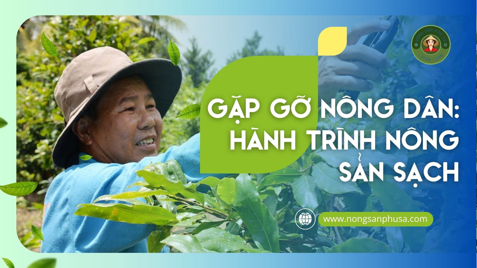 Gặp gỡ nông dân: Hành trình nông sản sạch